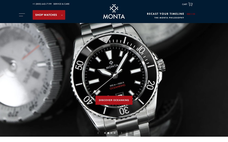 Monta Watch website