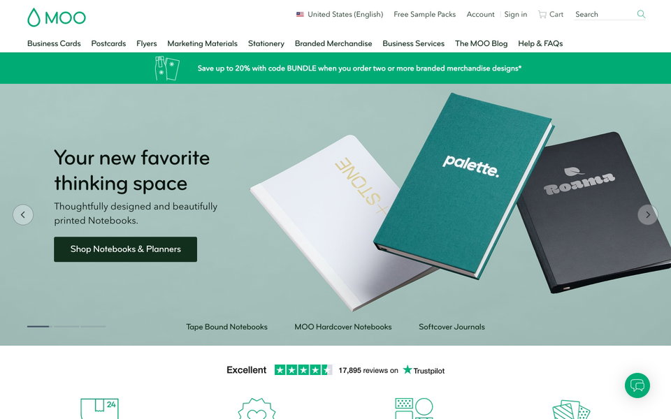 Moo website