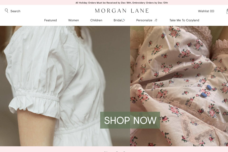 Morgan Lane website