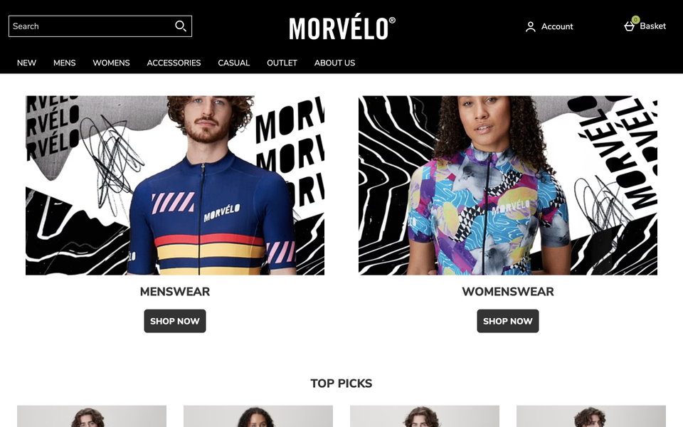 Morvélo website