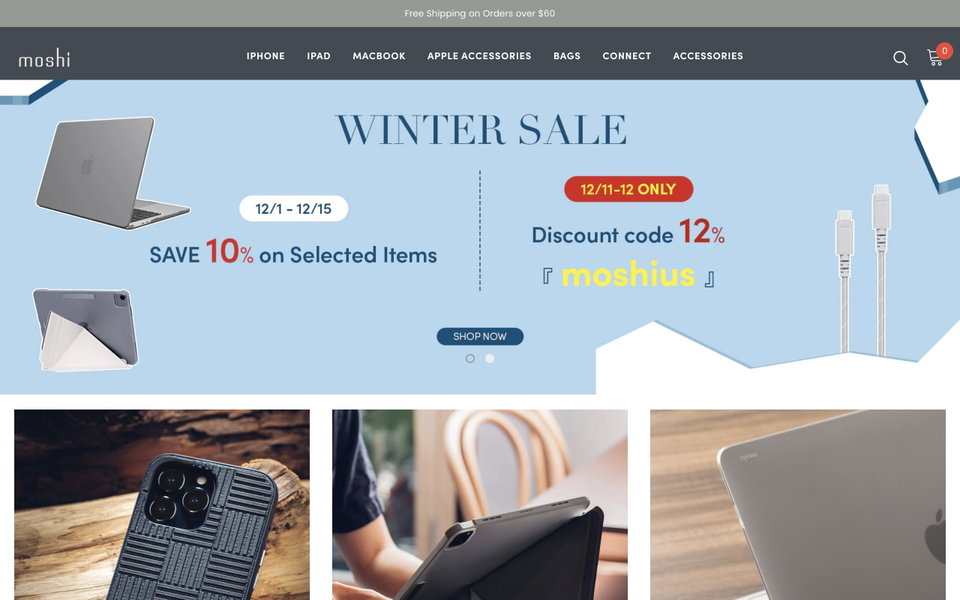 Moshi website