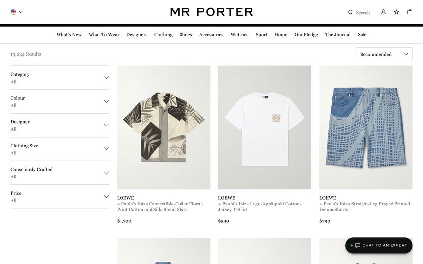 MR PORTER on Shomp