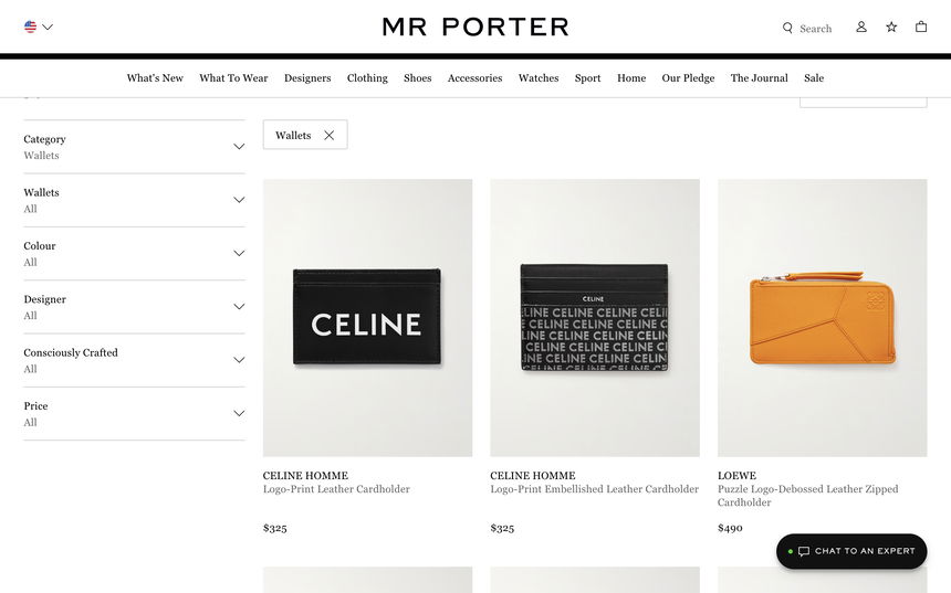 MR PORTER on Shomp