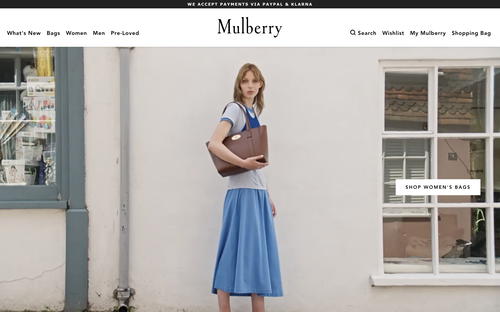 Mulberry website