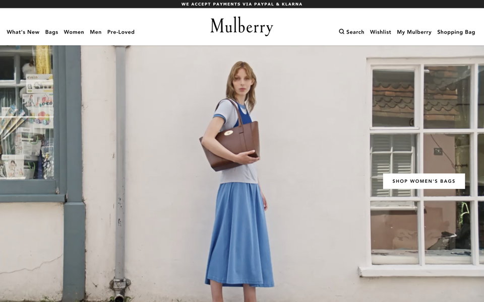 Mulberry website