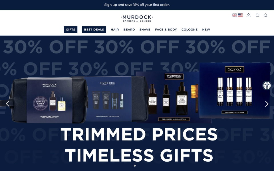 Murdock London website