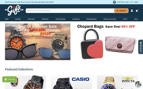 My Gift Stop website screenshot