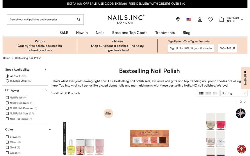 Nails.INC on Shomp