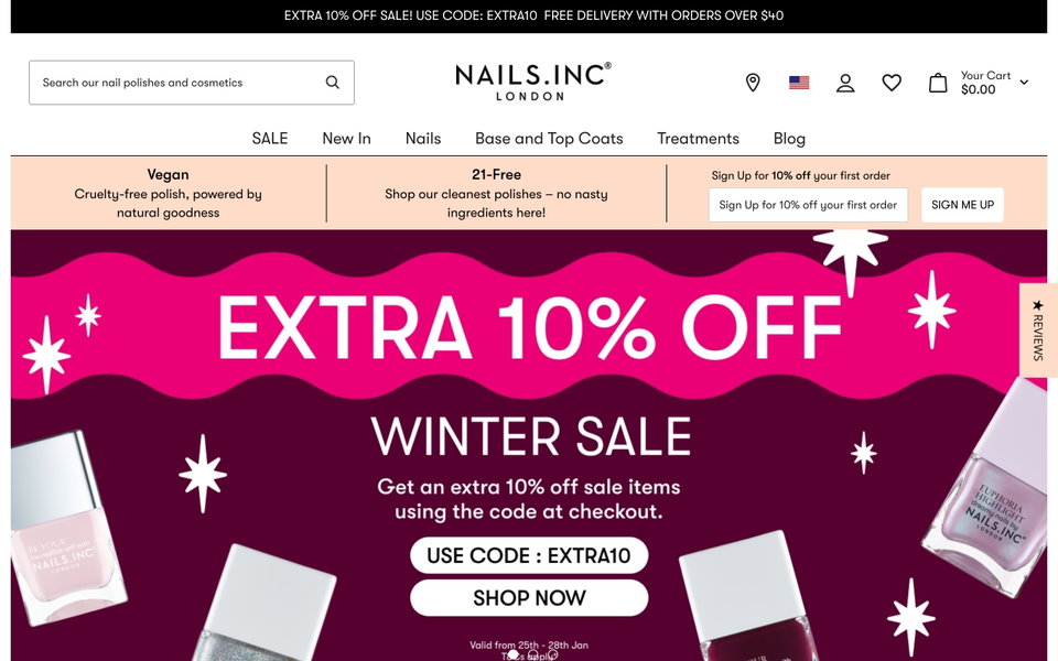 Nails.INC website