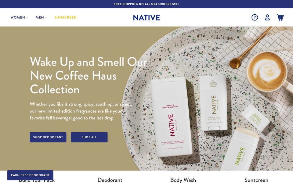 Native website
