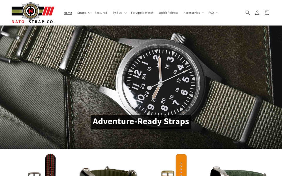 NATO Strap Co. website