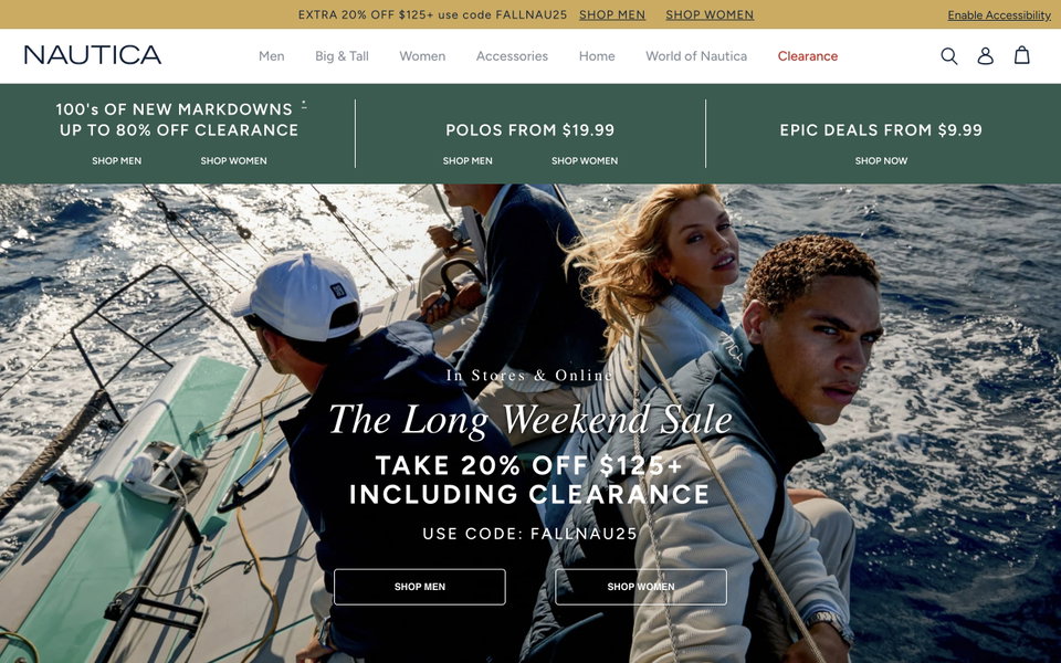 Nautica website