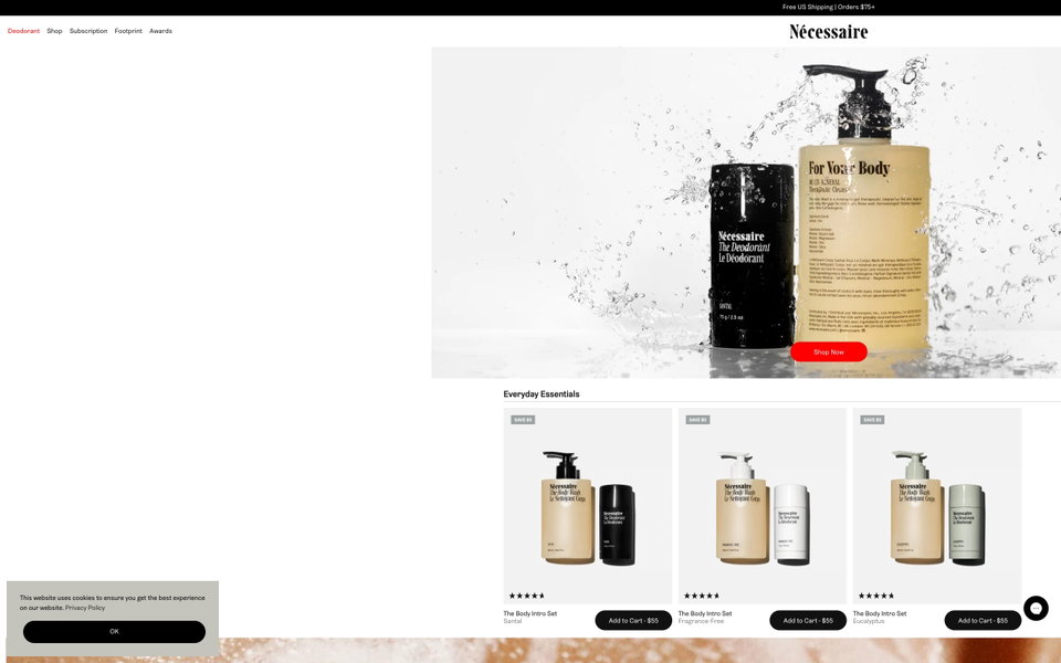 Nécessaire website