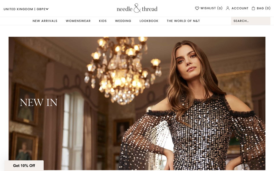 Needle & Thread website
