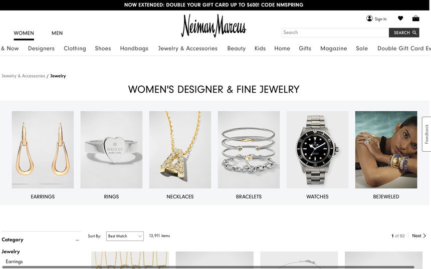 Neiman Marcus on Shomp