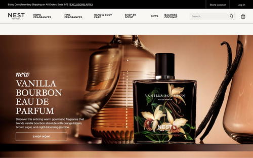 Nest New York website screenshot