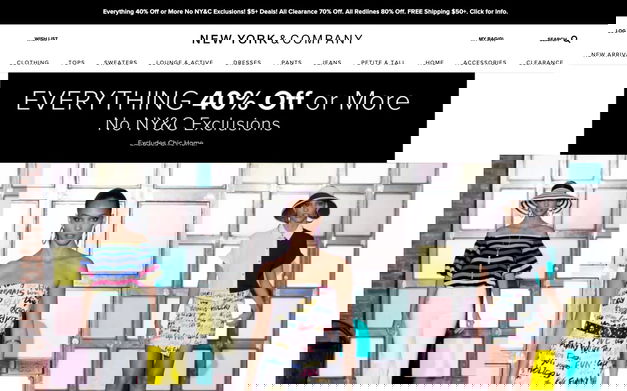 New York & Company on Shomp
