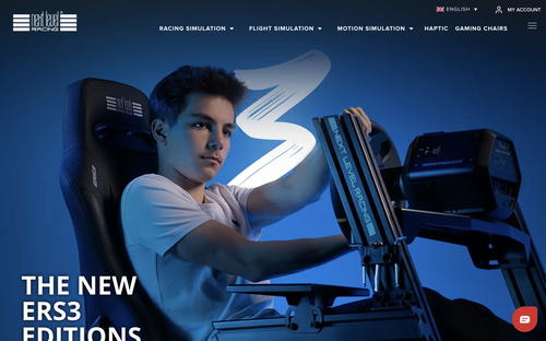 Next Level Racing website screenshot