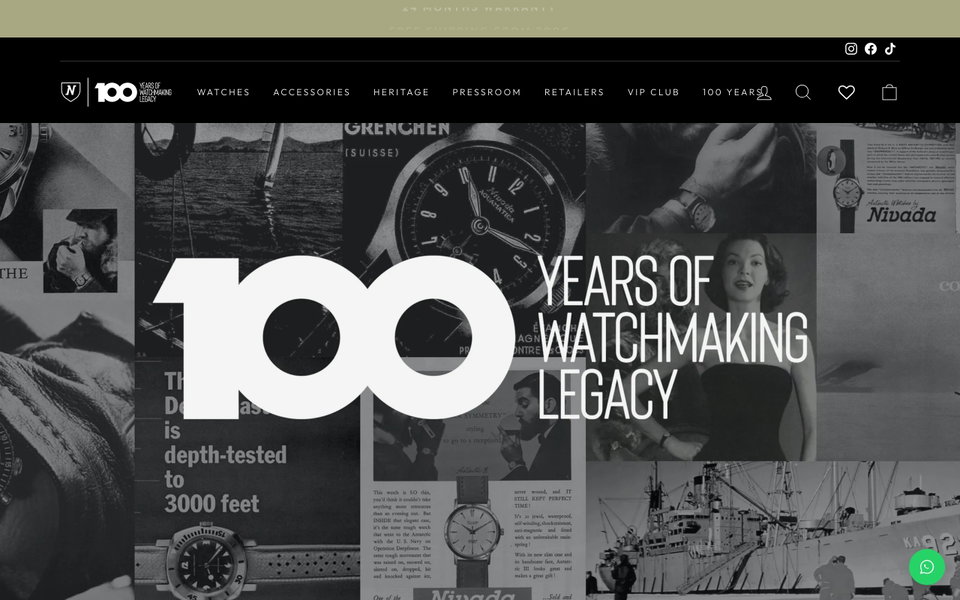 Nivada Grenchen website