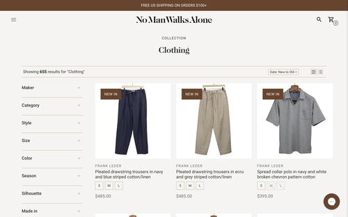 No Man Walks Alone website screenshot
