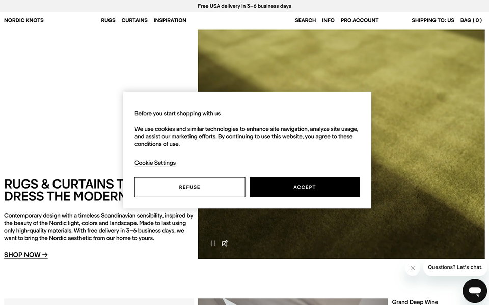 Nordic Knots website