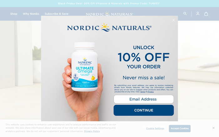 Nordic Naturals screenshot