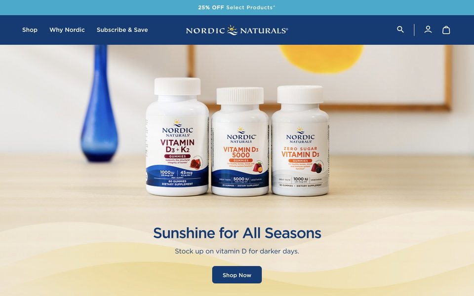 Nordic Naturals website