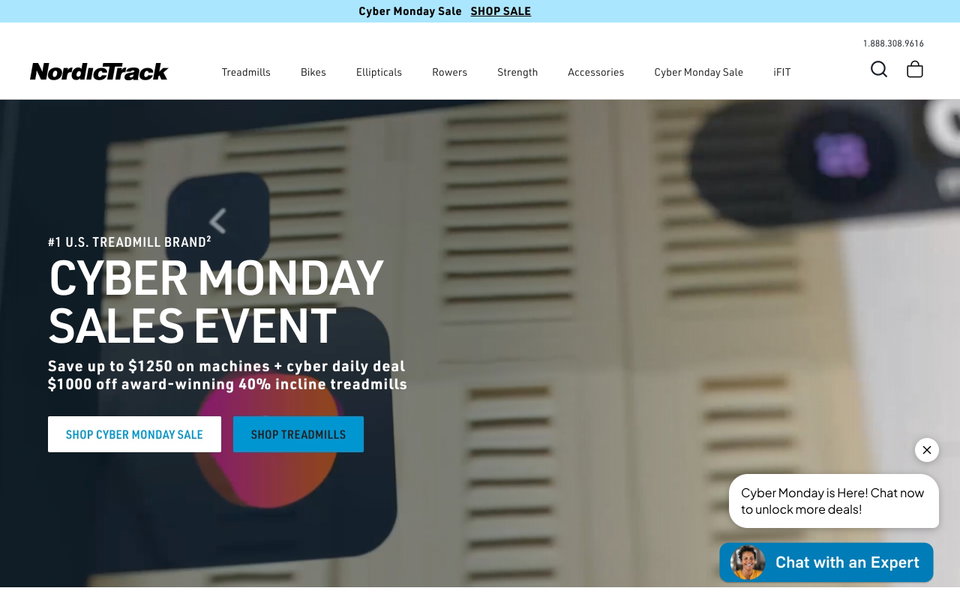 NordicTrack website