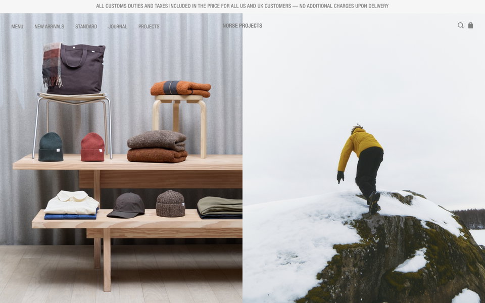 Norse Projects website