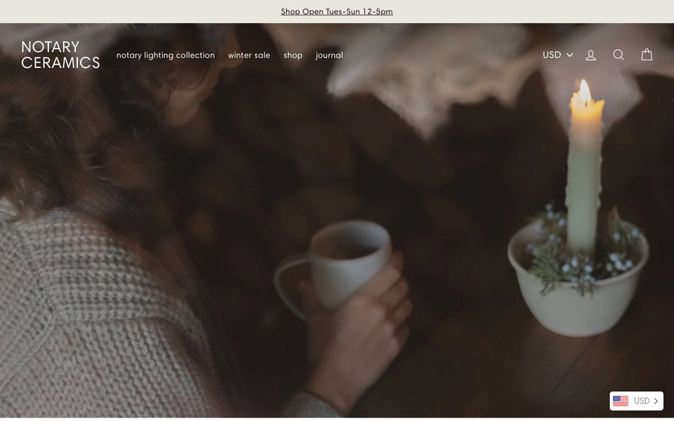 Notary Ceramics website