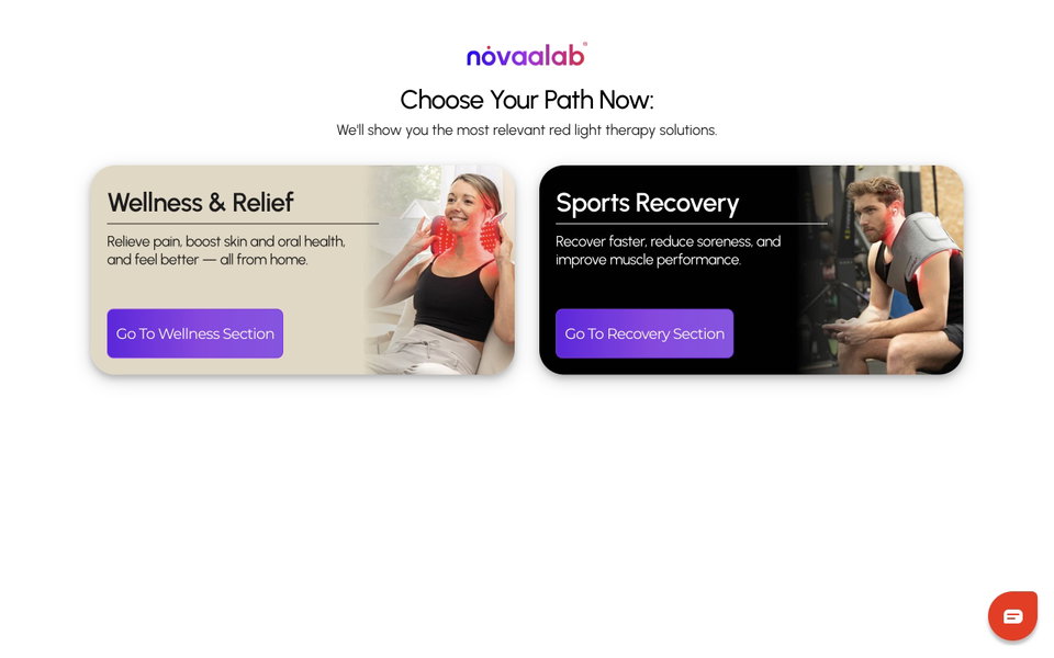 NovaaLab website