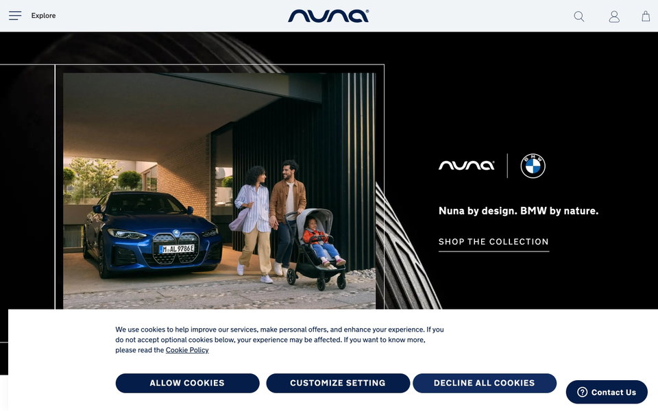 Nuna website
