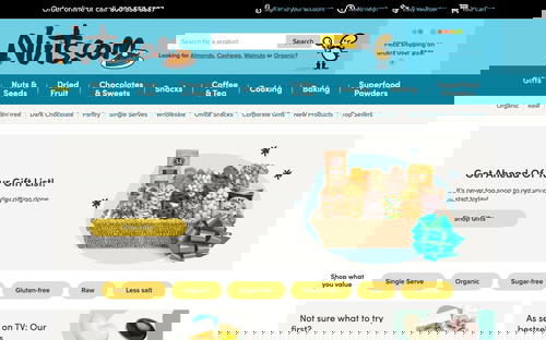 Nuts.com website screenshot