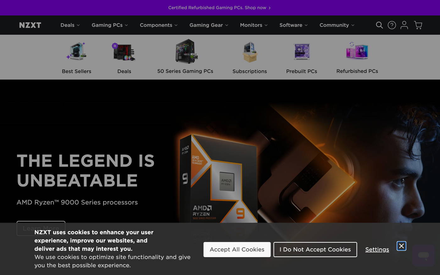NZXT screenshot