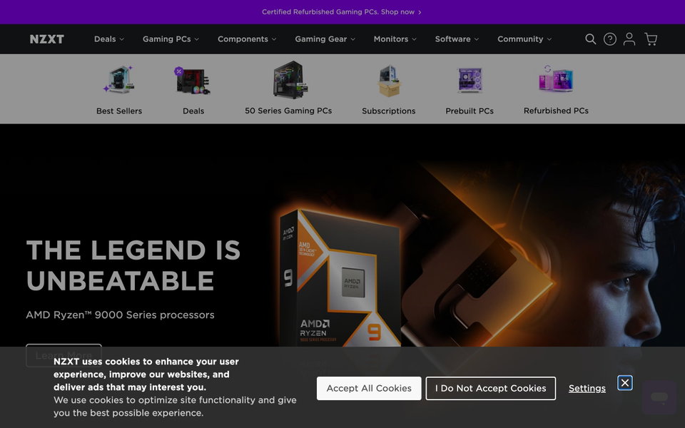 NZXT website