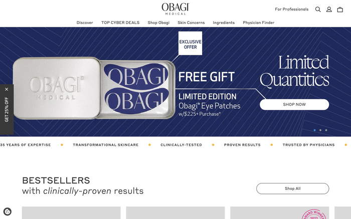 Obagi screenshot