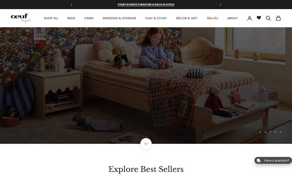 Oeuf NYC website