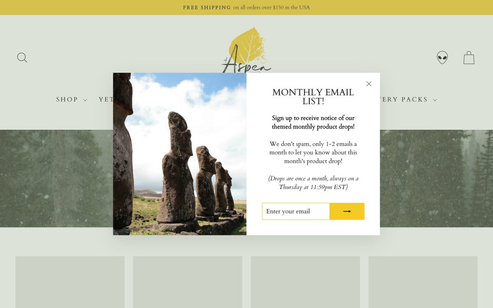 of Aspen website