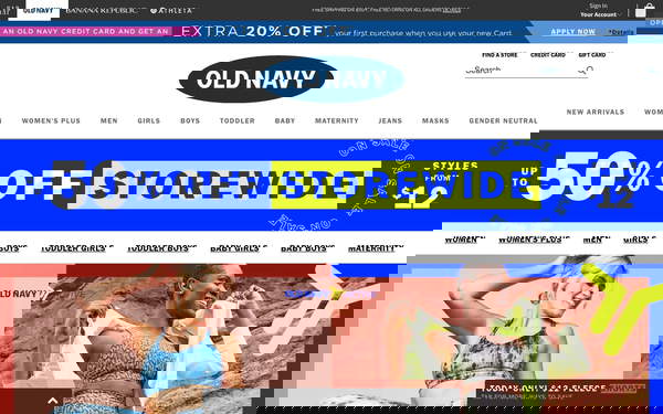 Old Navy screenshot