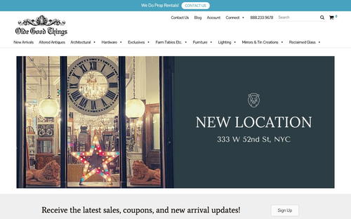 Olde Good Things website
