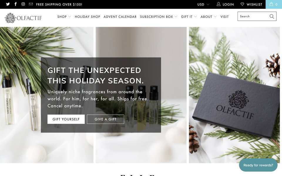 Olfactif website
