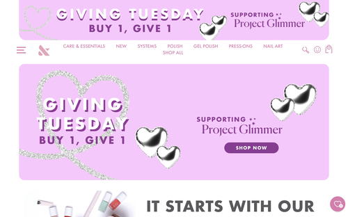 olive & june website screenshot