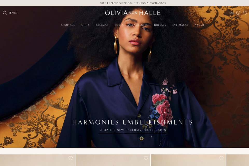 Olivia von Halle website