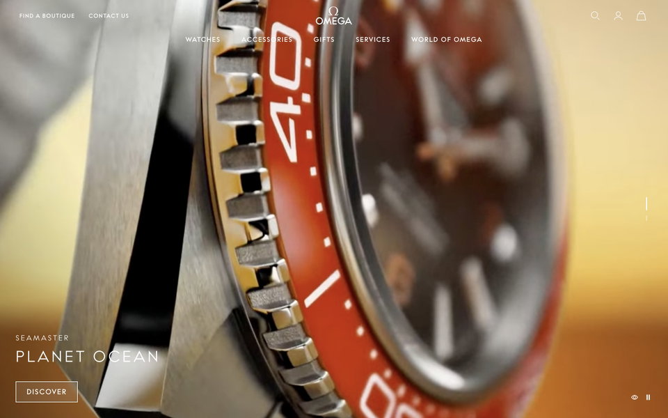 Omega Watches website