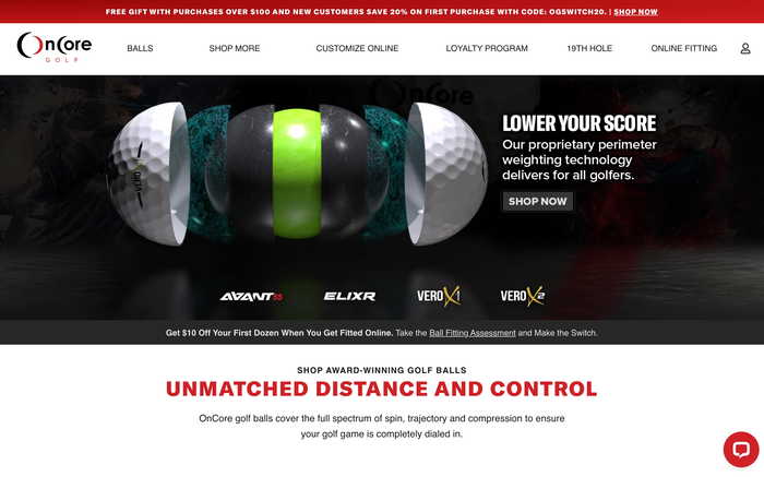 OnCore Golf screenshot