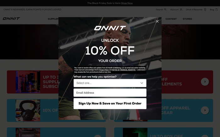 Onnit screenshot