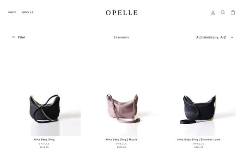 OPELLE website screenshot