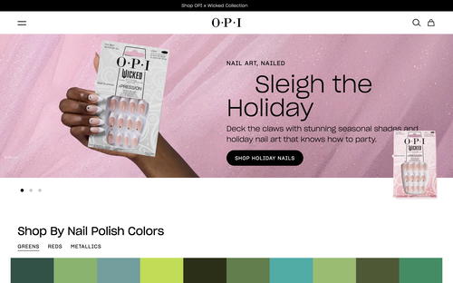 OPI website screenshot