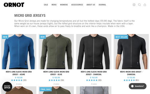 Ornot website screenshot
