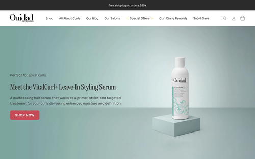 Ouidad website screenshot